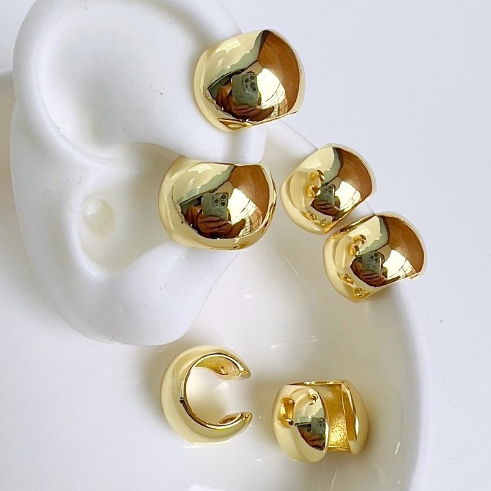 Gold Rhodium Ear Cuff